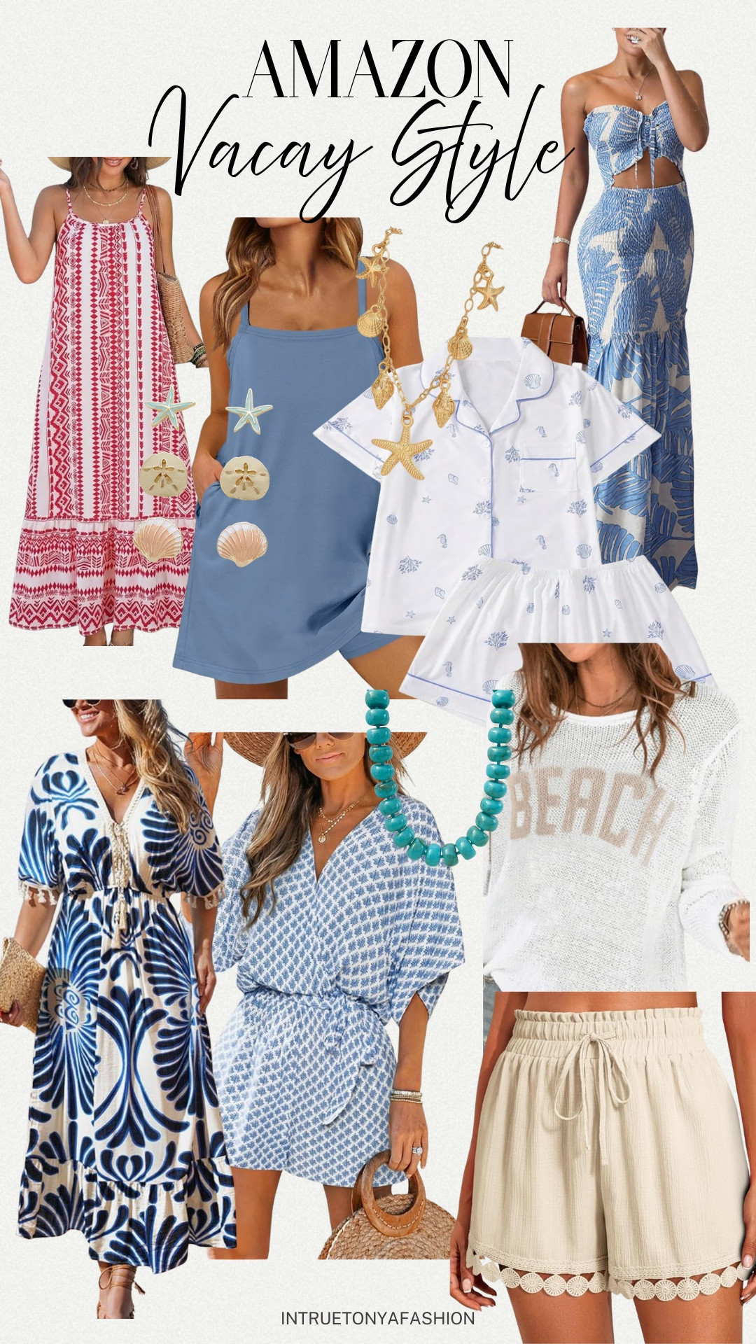 Vacation outfits from amazon 





vacation outfits, tropical outfits, beach outfits, beach clothes, resort wear 2026, summer outfits, beach vacation outfit, coastal outfits, coastal style, summer outfit ideas, summer dresses, beach dress, travel outfits 

#LTKTravel #LTKSaleAlert #LTKSwim