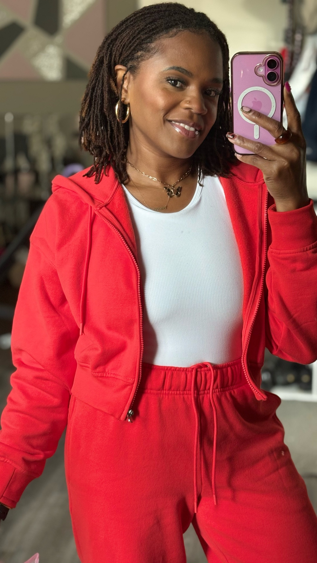 Loving this set from Athleta and this is my fav color. Wearing size cs jacket and small pants.

#LTKgrwm #LTKootd #LTKActive