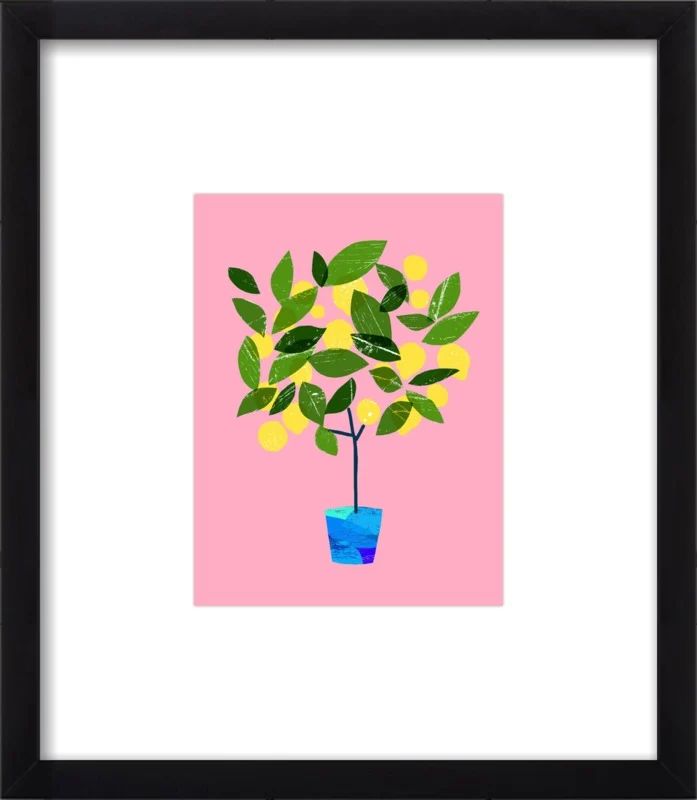 Meyer Lemon Tree / Pink | Artfully Walls