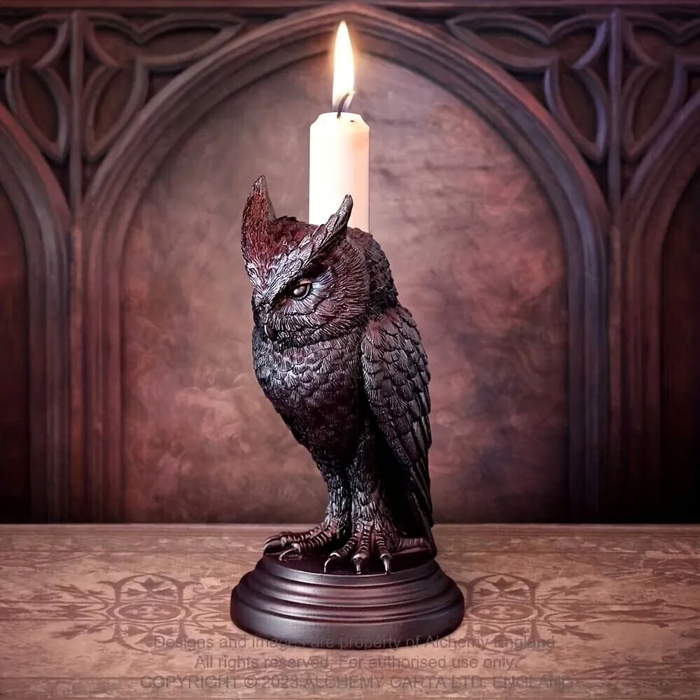 Halloween Gothic Owl-shaped Candle Holder Decoration Resin Home Horror Atmosphere Decoration Orna... | Temu Affiliate Program