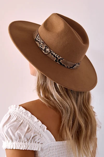 Escapade Brown Wool Fedora Hat | Lulus (US)