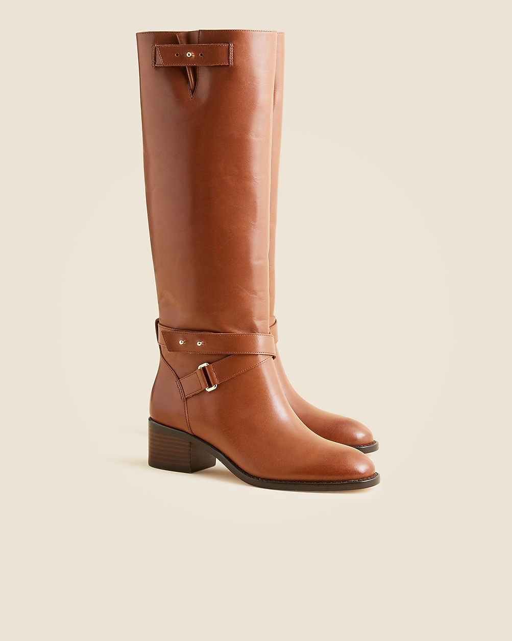 Ryder knee-high boots in leather | J. Crew US