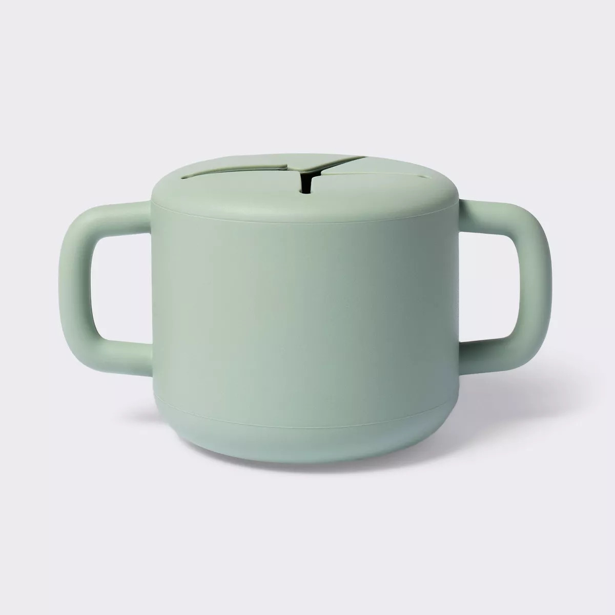 Silicone Snack Cup With Lid - Green - Cloud Island™ | Target