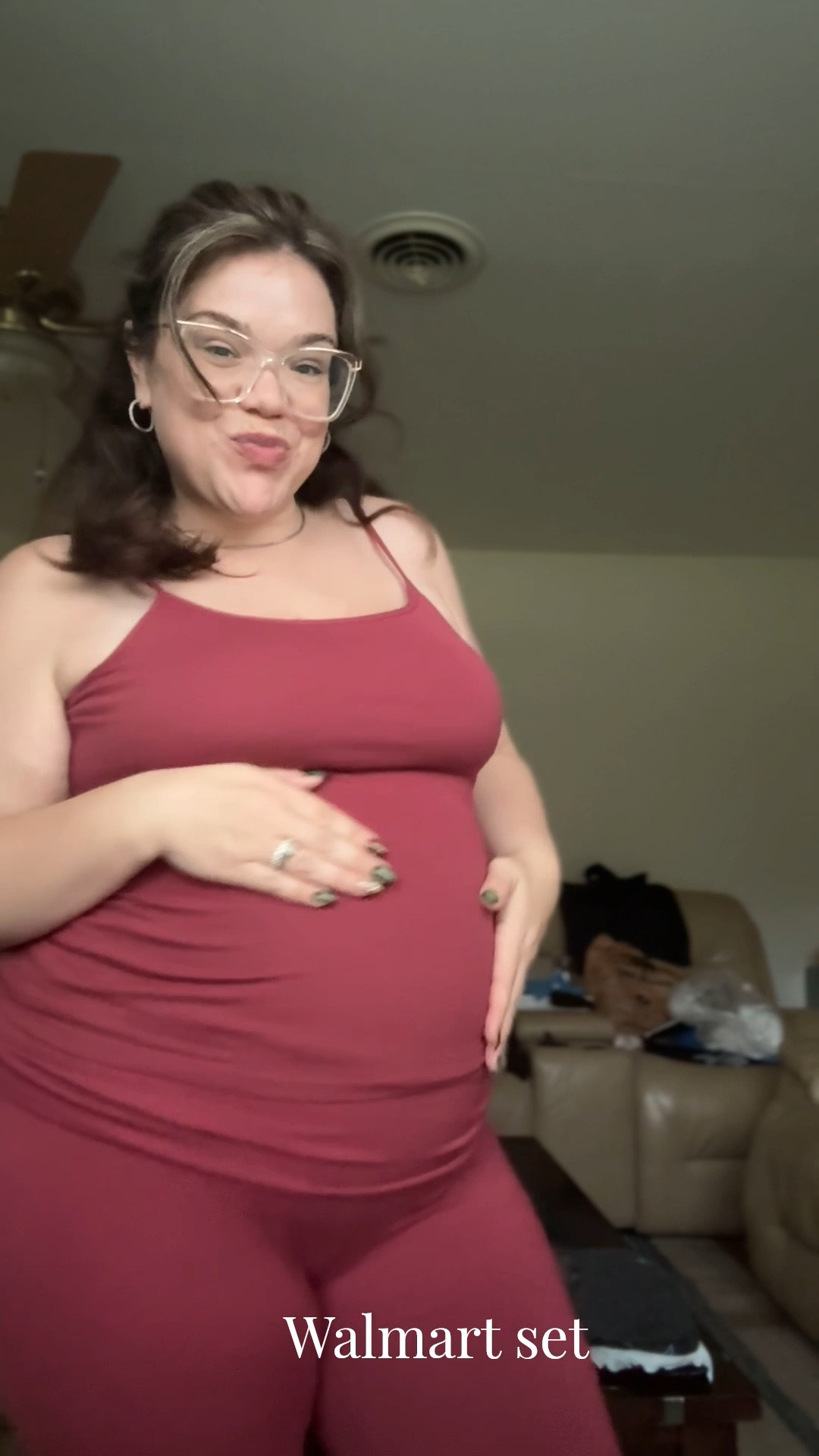 I’m loving a cute matching set with the fold over flare leg pants!! So cute and comfy!!! Especially pregnant!! 🤰🏽

#LTKBump #LTKMidsize #LTKootd