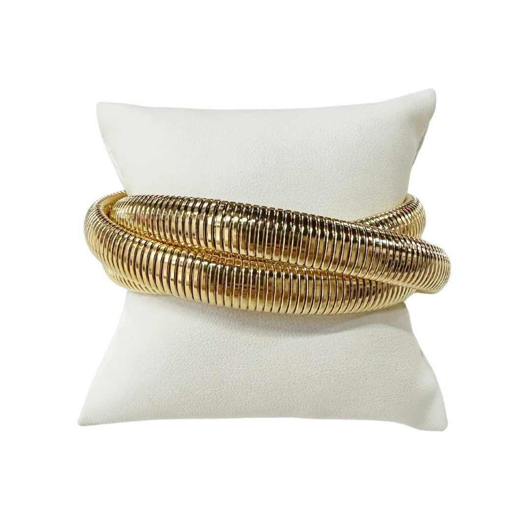 Trio Gold Bracelet Small | Caryn Lawn