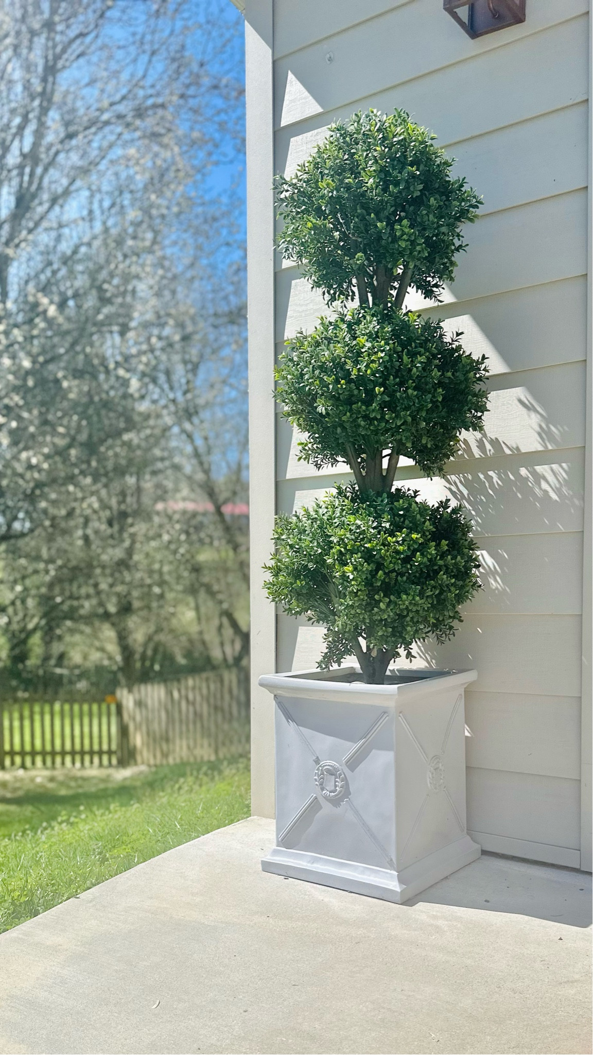 Love my Ballard planters, so classic and comes in a few diff sizes and colors 
Spring planter 
Ballard Designs 

#LTKhome