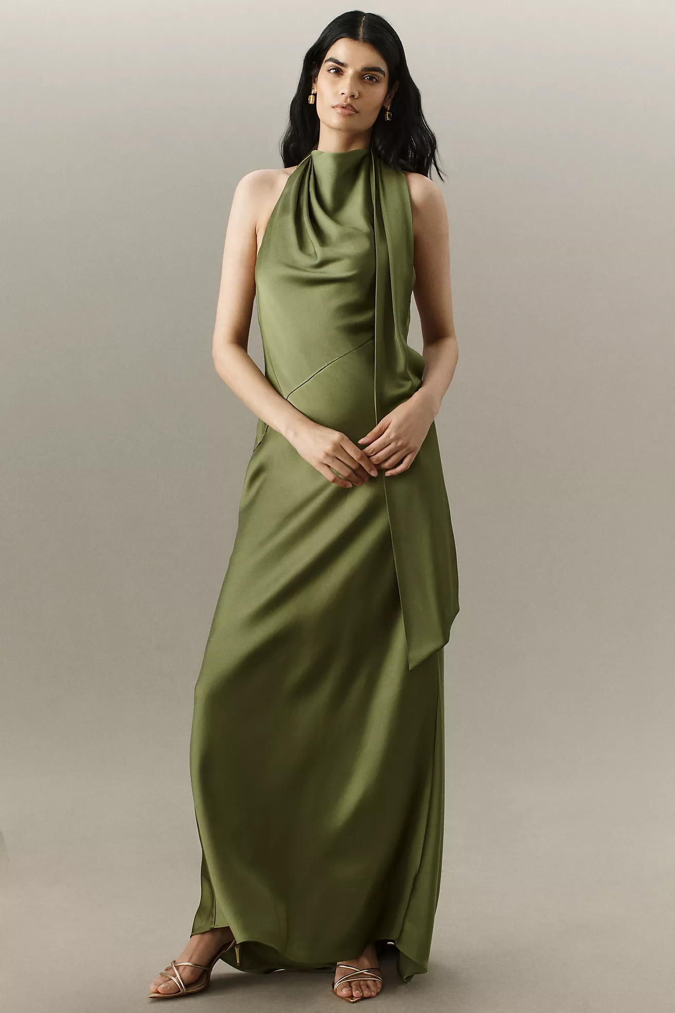 Significant Other Adriana Halter Midi Dress | Anthropologie (US)