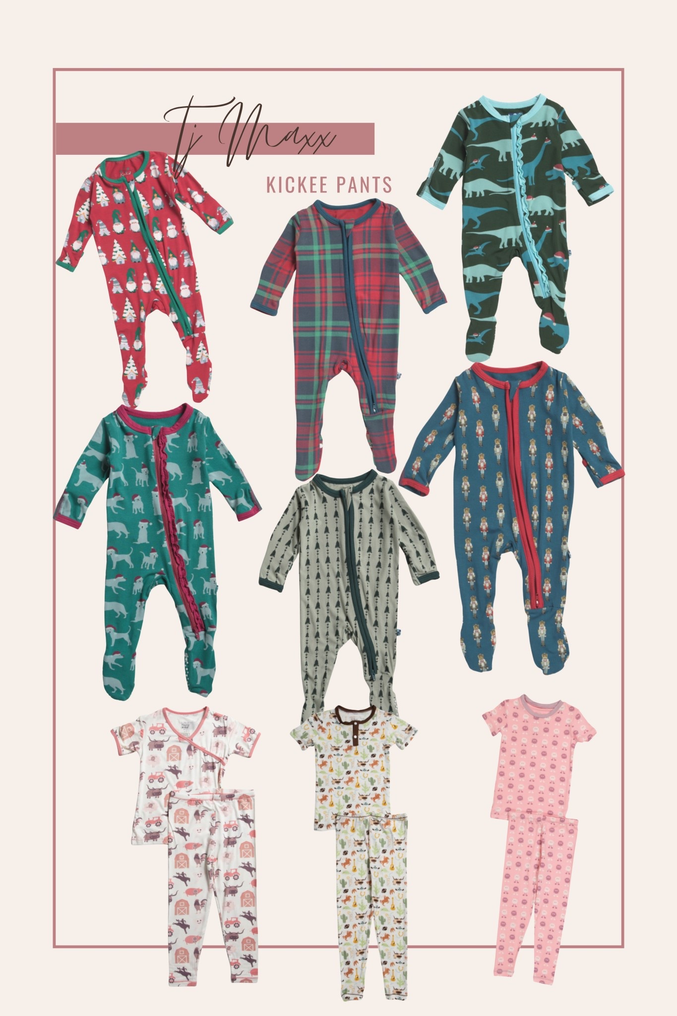 Kickee pants at TJ maxx! TJ finds, TJ maxx baby finds, baby footie pjs, baby pjs, bamboo pjs, baby girl pjs, baby boy pjs, baby bamboo pjs, Kickee pants footie, little girl pjs, little boy pjs, bamboo pajamas

#LTKBaby #LTKSaleAlert #LTKKids