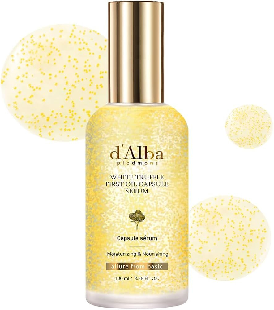 d'alba Piedmont White Truffle Oil Capsule Serum, Daily Vita Boost for Luminous Skin, Double Vitam... | Amazon (US)