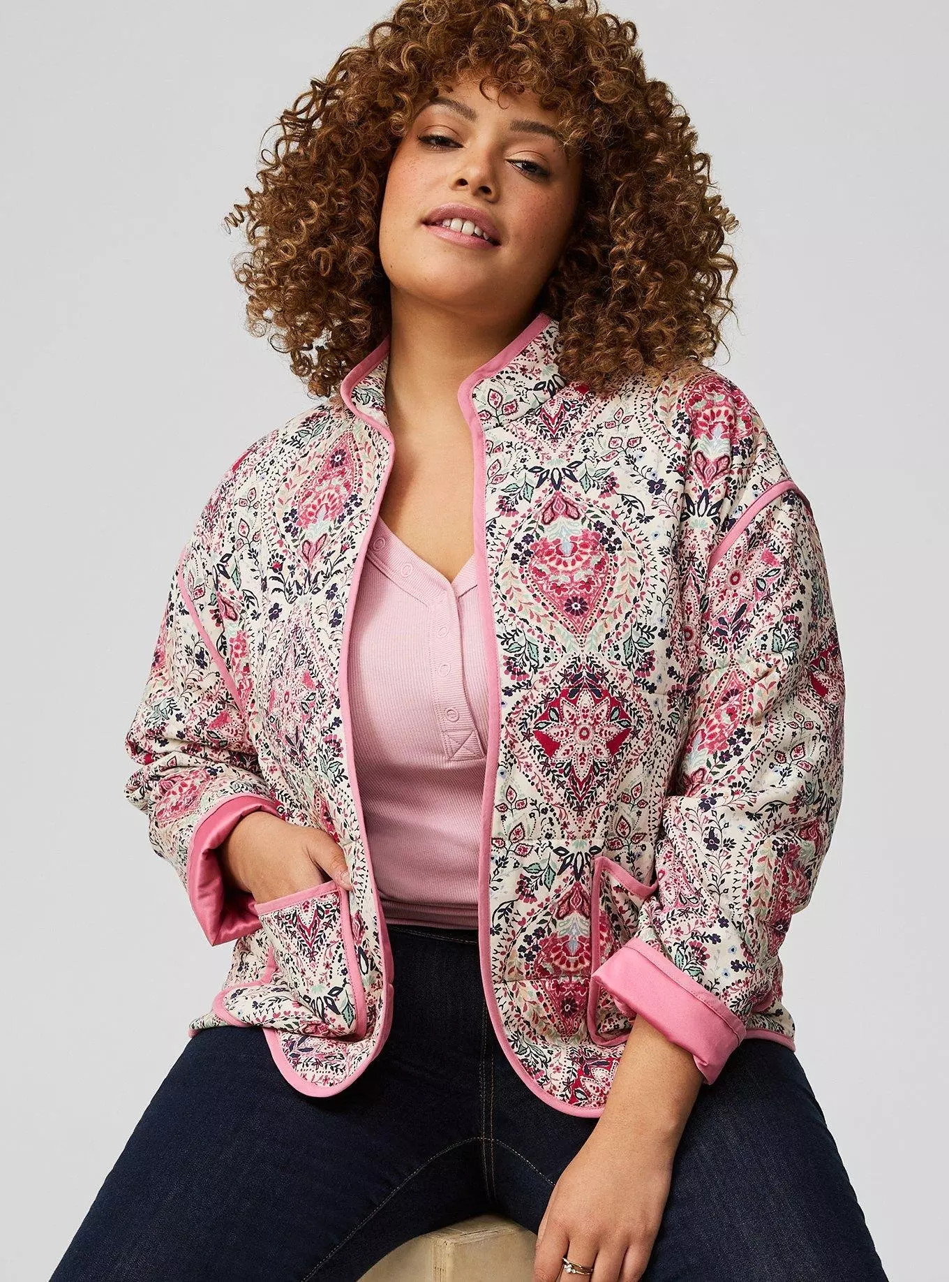 Challis Quilted Jacket | Torrid (US & Canada)