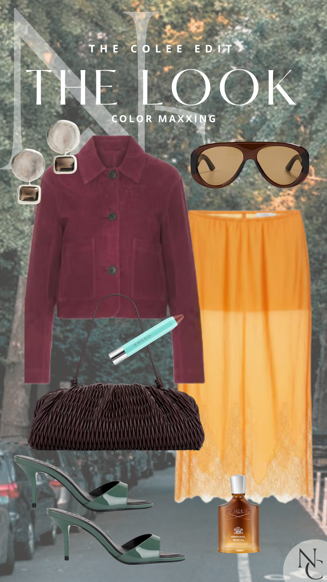 COLOR MAXXING 🍷🍊🩵

When the colors technically shouldn't work together…but somehow they REALLY do. 🍷🍊🩵

Burgundy + marigold + seafoam with chocolate accessories is my current lesson in color maxxing. The trick? Keep the silhouettes simple and let the color combinations be the whole event.

Fall does not have to mean head-to-toe brown. Although you know I still fully support that too. 😂🤎

#ColorMaxxing #ColorfulStyle #FallFashion #TheColeeEdit #LTKStyle 

 #LTKdayinmylife #LTKgrwm #LTKootd