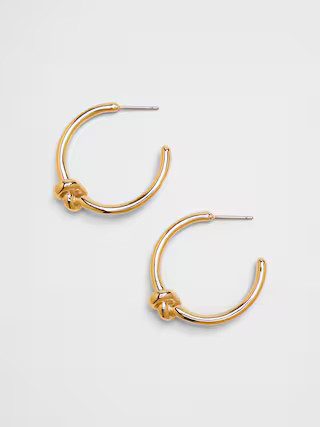 Knot Hoop Earrings | Banana Republic Factory