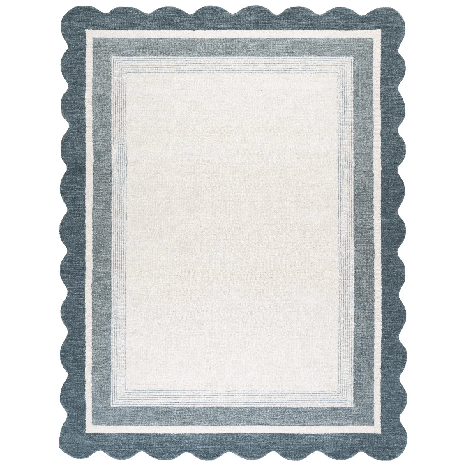 Martha Stewart Hand Tufted Wool, Cotton Striped Outdoor Rug | Birch Lane