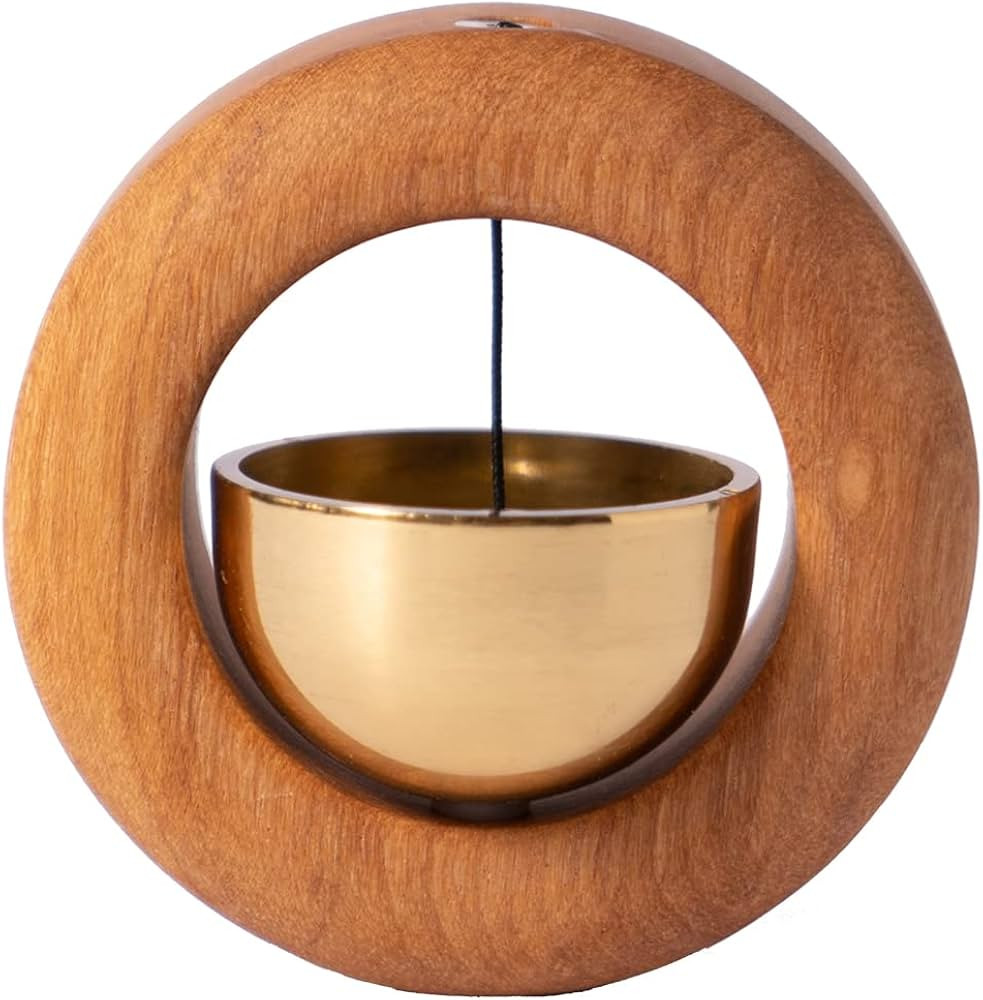 Magnetic Shopkeepers Bell for Door Opening Golden Silk Wood Doorbell Wind Chime Office Ornaments ... | Amazon (US)