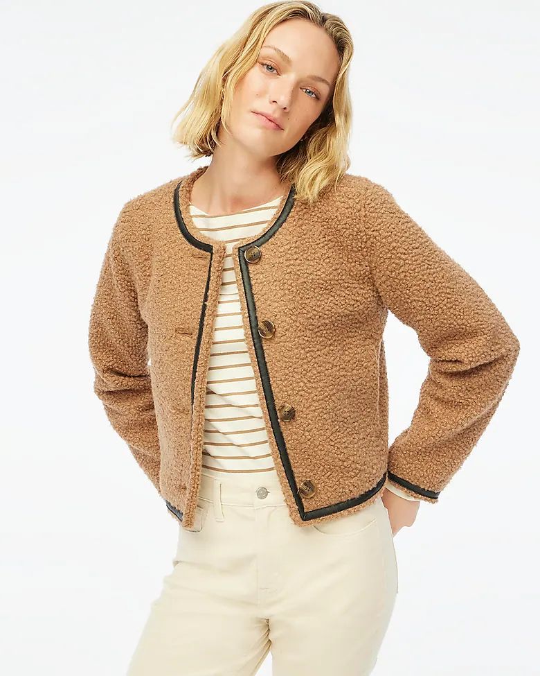 Sherpa lady jacket | J.Crew Factory