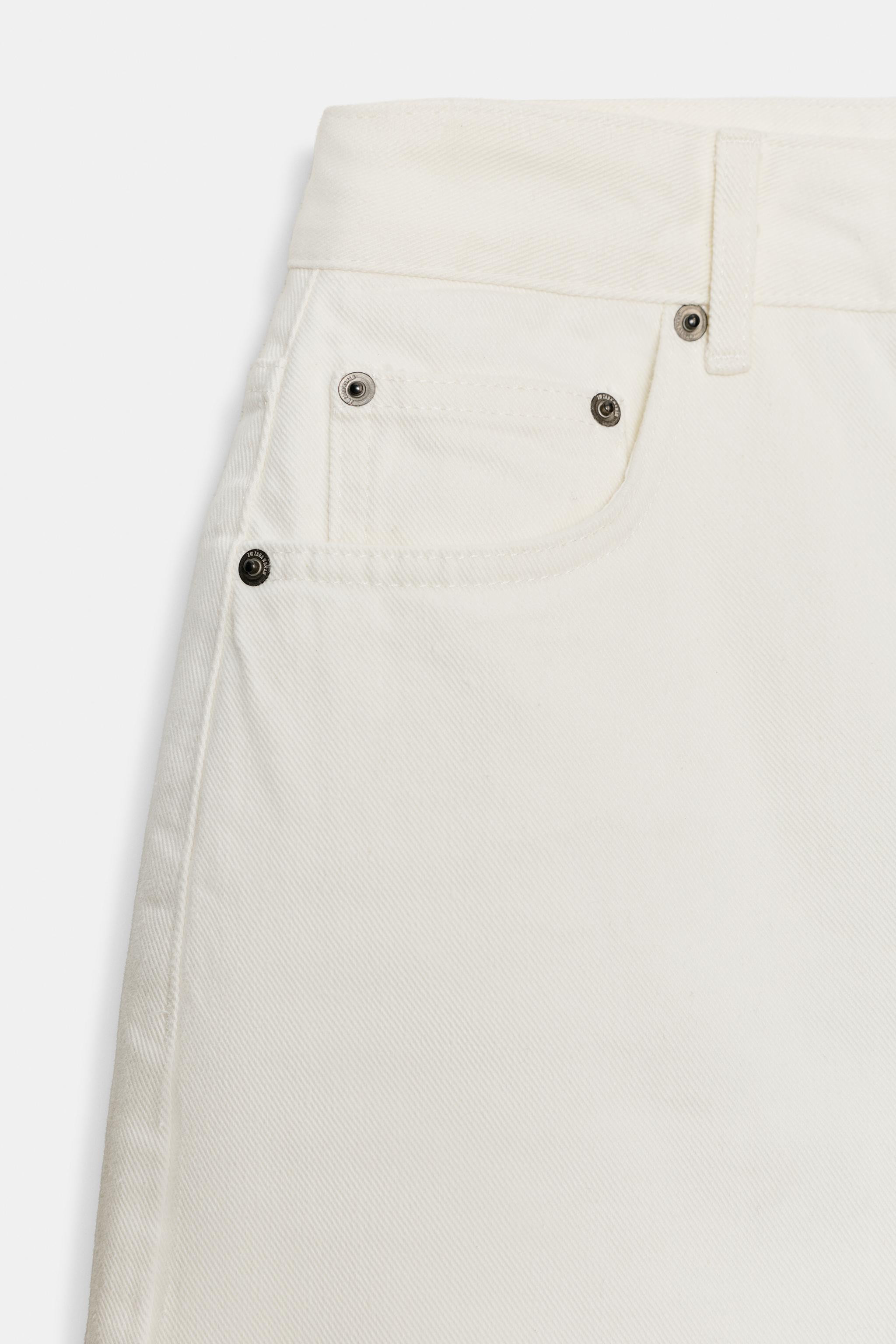 ZW COLLECTION FRAYED DENIM SHORTS | Zara US