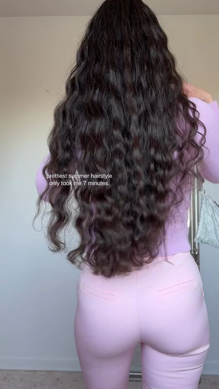 Easy and cute summer hairstyle 🌸
Separated my hair in 6 parts and crimped them. So easy 

summer hair inspo 
Summer hairstyle 
Summer updo
Easy summer hairstyles 

#LTKbeauty  #LTKSeasonal #LTKsummer
#LTKstyletip 