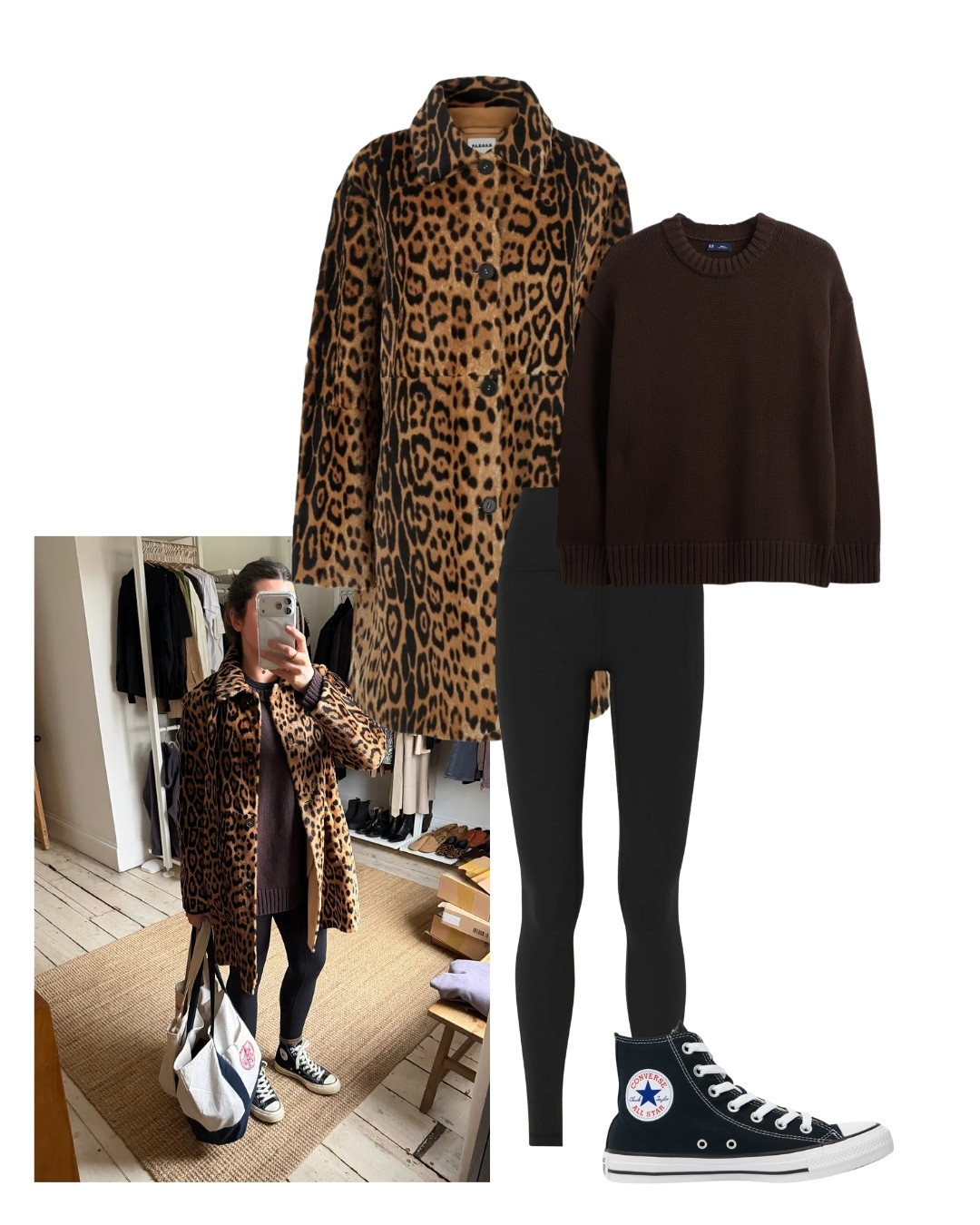 OOTD elevating gymwear for Pilates or weekend errands with a statement leopard print coat

#LTKfitness #LTKstyletip #LTKwinter