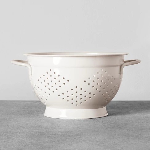 Steel Colander Cream - Hearth & Hand™ with Magnolia | Target