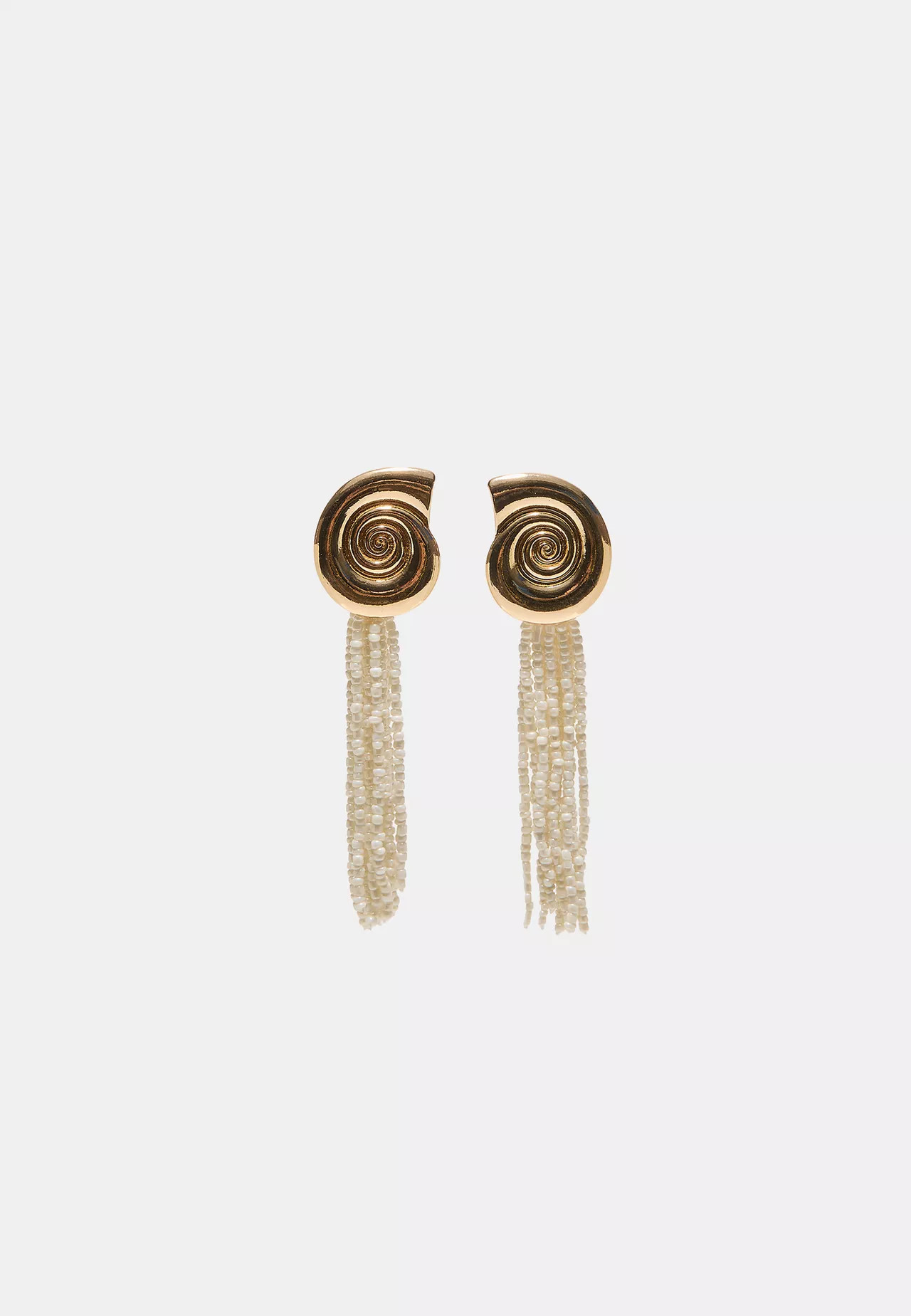 Seashell cascading earrings - Women's fashion | Stradivarius United Kingdom | Stradivarius (UK)