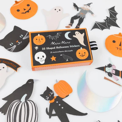 Halloween Shaped Stickers (x 25 stickers) | Meri Meri