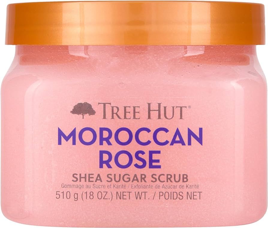 Tree Hut Shea Sugar Scrub Moroccan Rose, 18oz, Ultra Hydrating and Exfoliating Scrub for Nourishi... | Amazon (US)