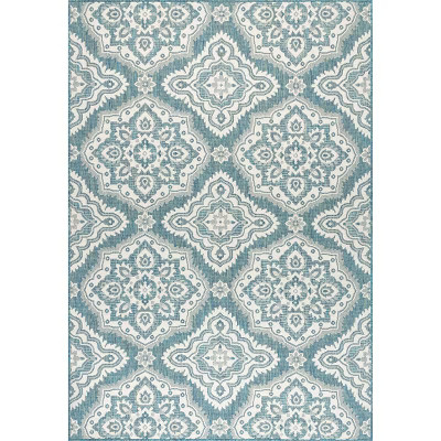nuLOOM Arna Floral Indoor and Outdoor Area Rug | Target