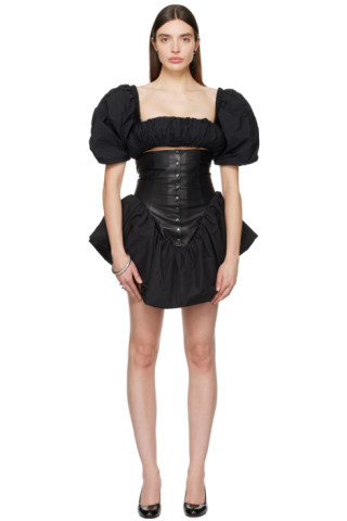 Black Clarissa Miniskirt | SSENSE