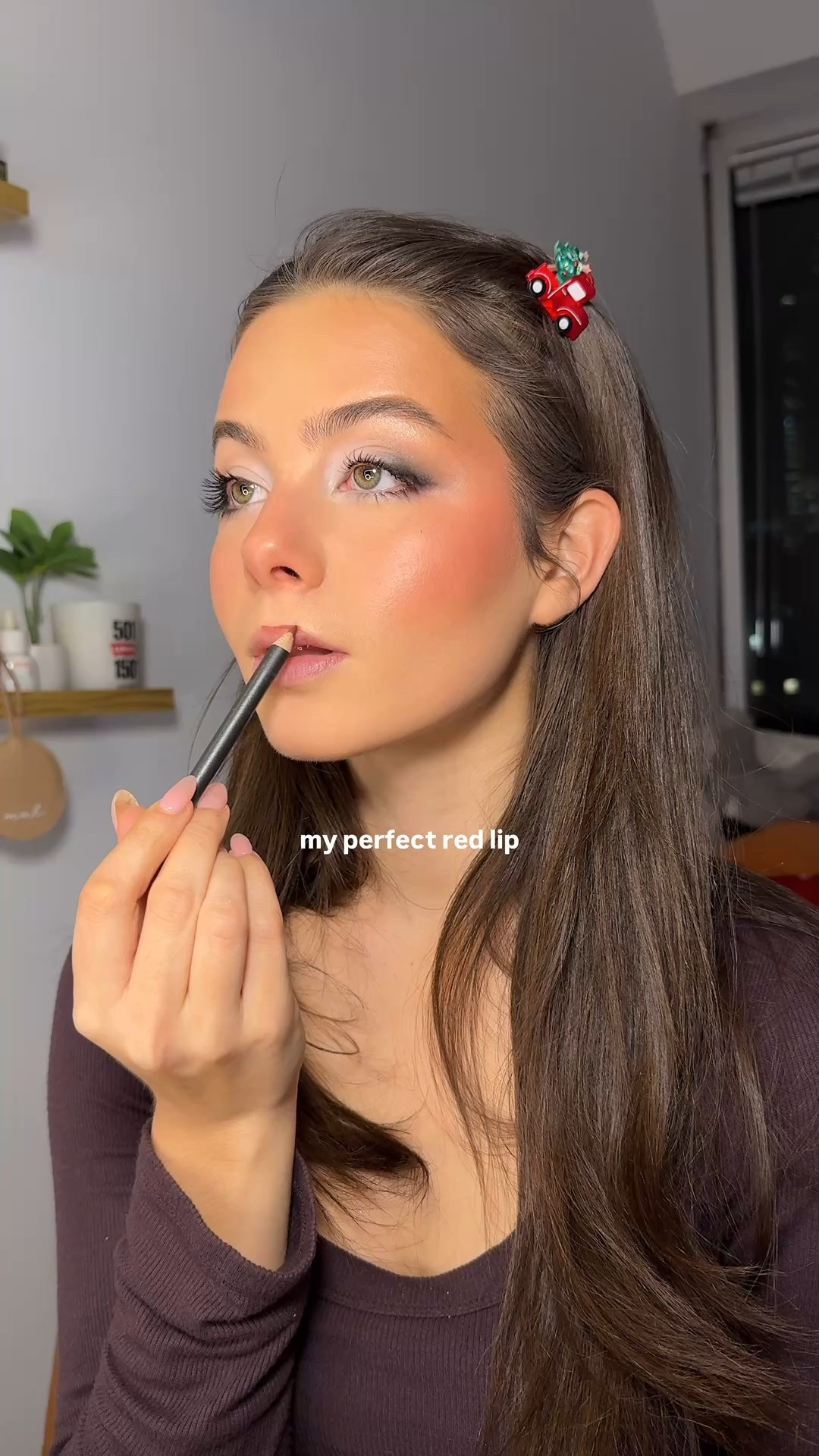 my go-to red lip combo that isn’t too warm or bright!! it’s the perfect, rich, holiday tone that looks tewwwww chic. The lipstick and liner really stay put without getting overly dry !!

#LTKHoliday #LTKBeauty #LTKgrwm