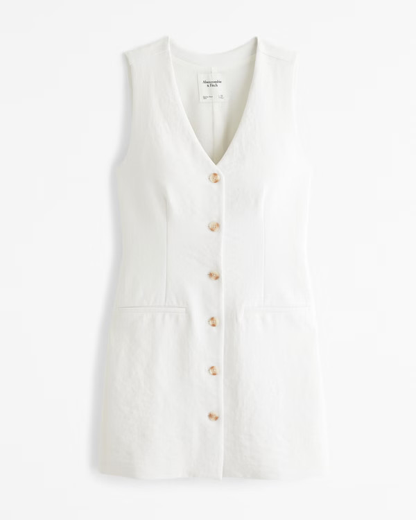 The A&F Mara Vest Mini Dress | Abercrombie & Fitch (US)