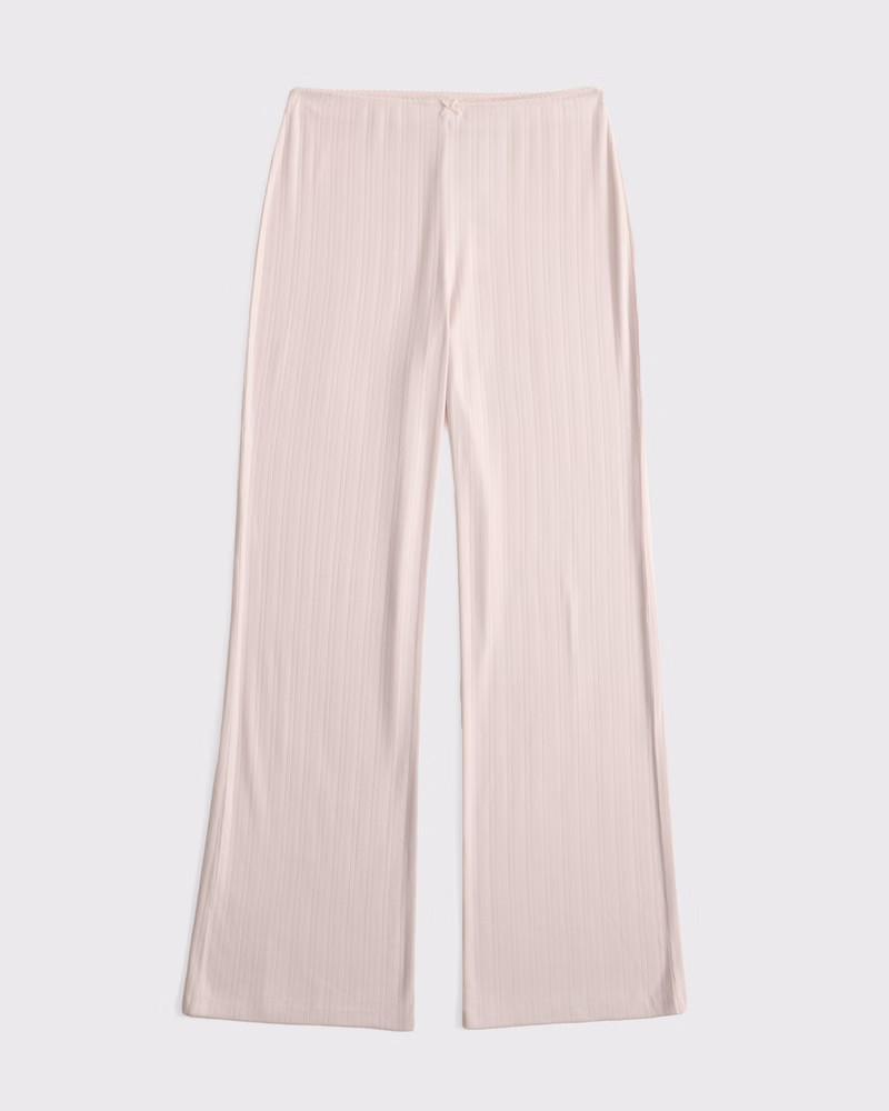 Pointelle Boot Pant | Abercrombie & Fitch (US)