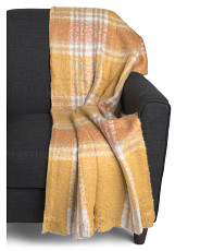 Oversized Brushed Plaid Throw | Fall Decor | T.J.Maxx | TJ Maxx