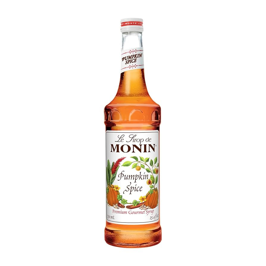 Monin - Pumpkin Spice Syrup, Hints of Nutmeg and Cinnamon, Natural Flavors, Great for Lattes, Moc... | Amazon (US)