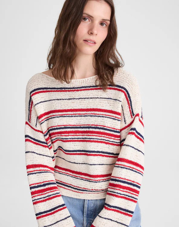 Boatneck Pullover Sweater | Madewell
