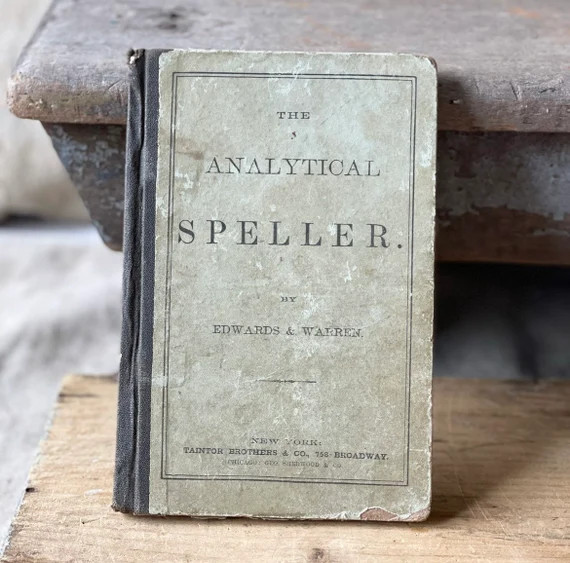 Antique 1871 Analytical Speller Childrens School Book | Etsy | Etsy (US)