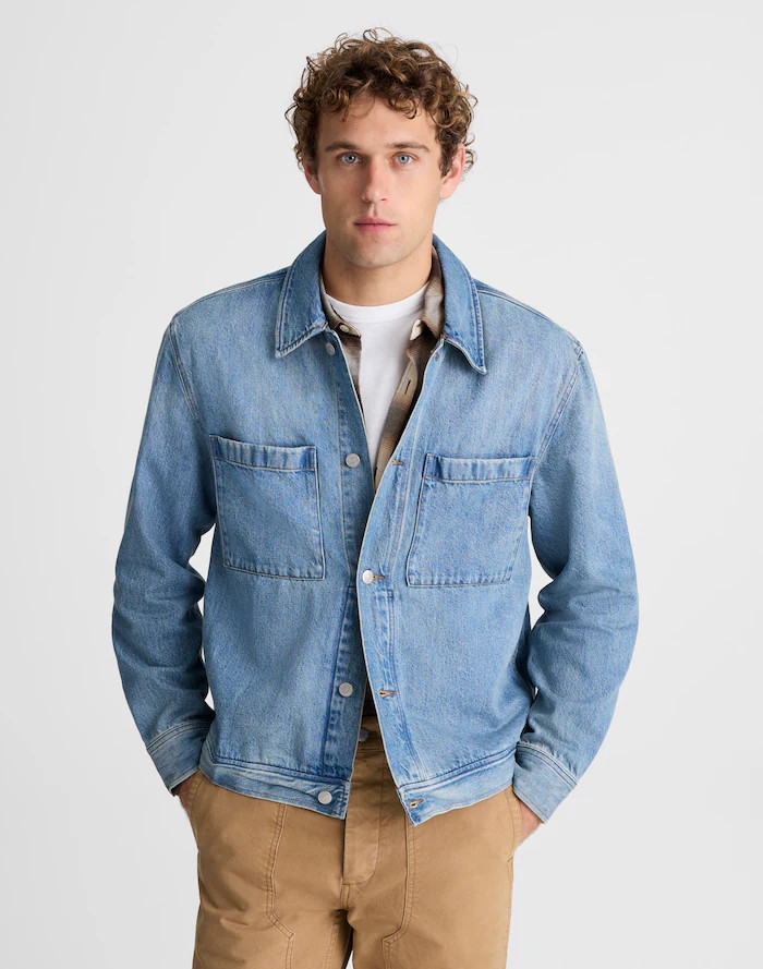 Denim Shirt-Jacket in Jamestown Wash | Madewell