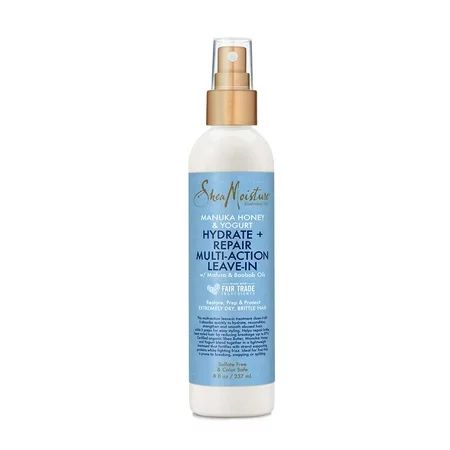 SheaMoisture Multi-Action Leave-In to Hydrate & Repair Hair Manuka Honey & Yogurt 8 oz | Walmart (US)