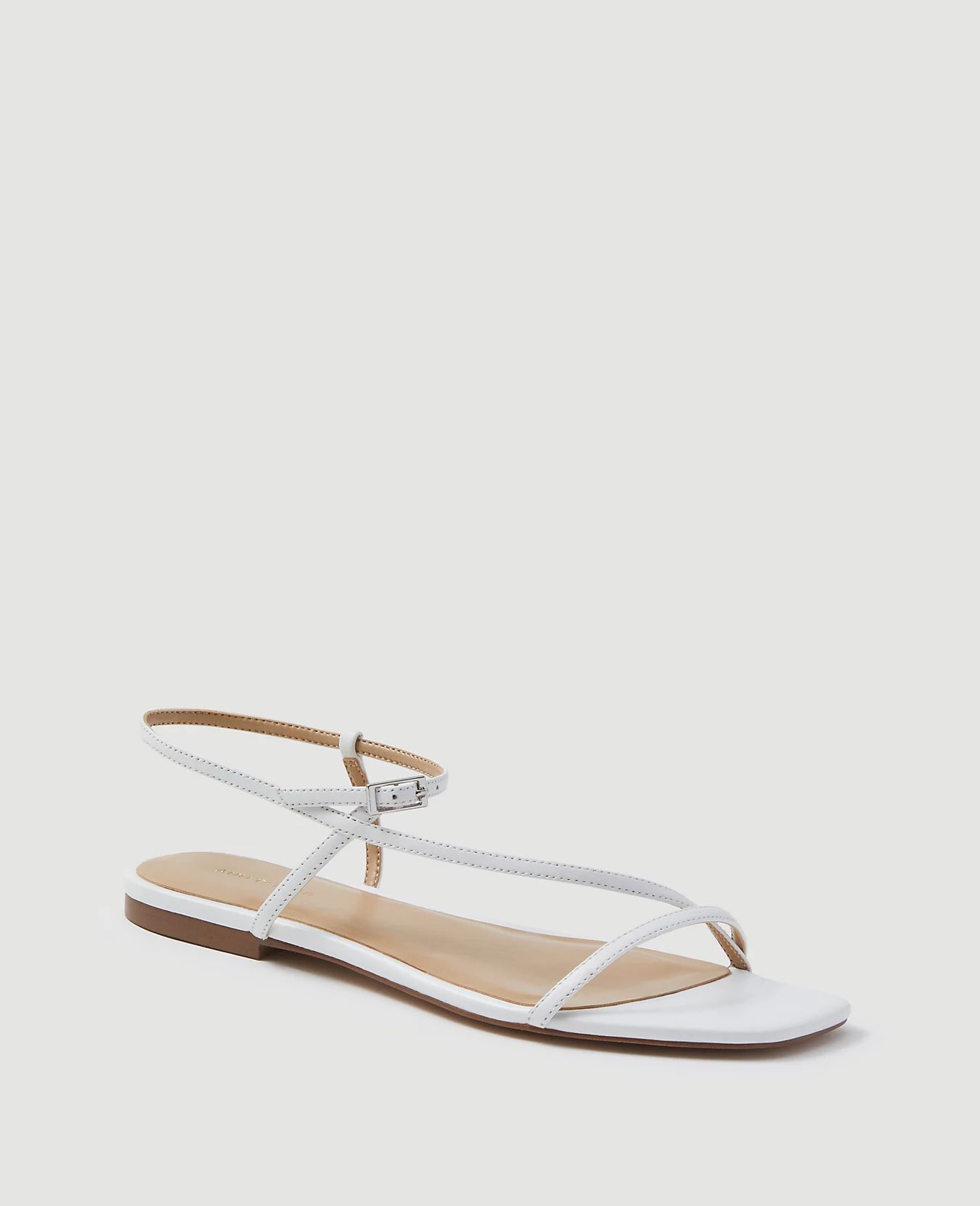 Priya Leather Strappy Sandals | Ann Taylor (US)