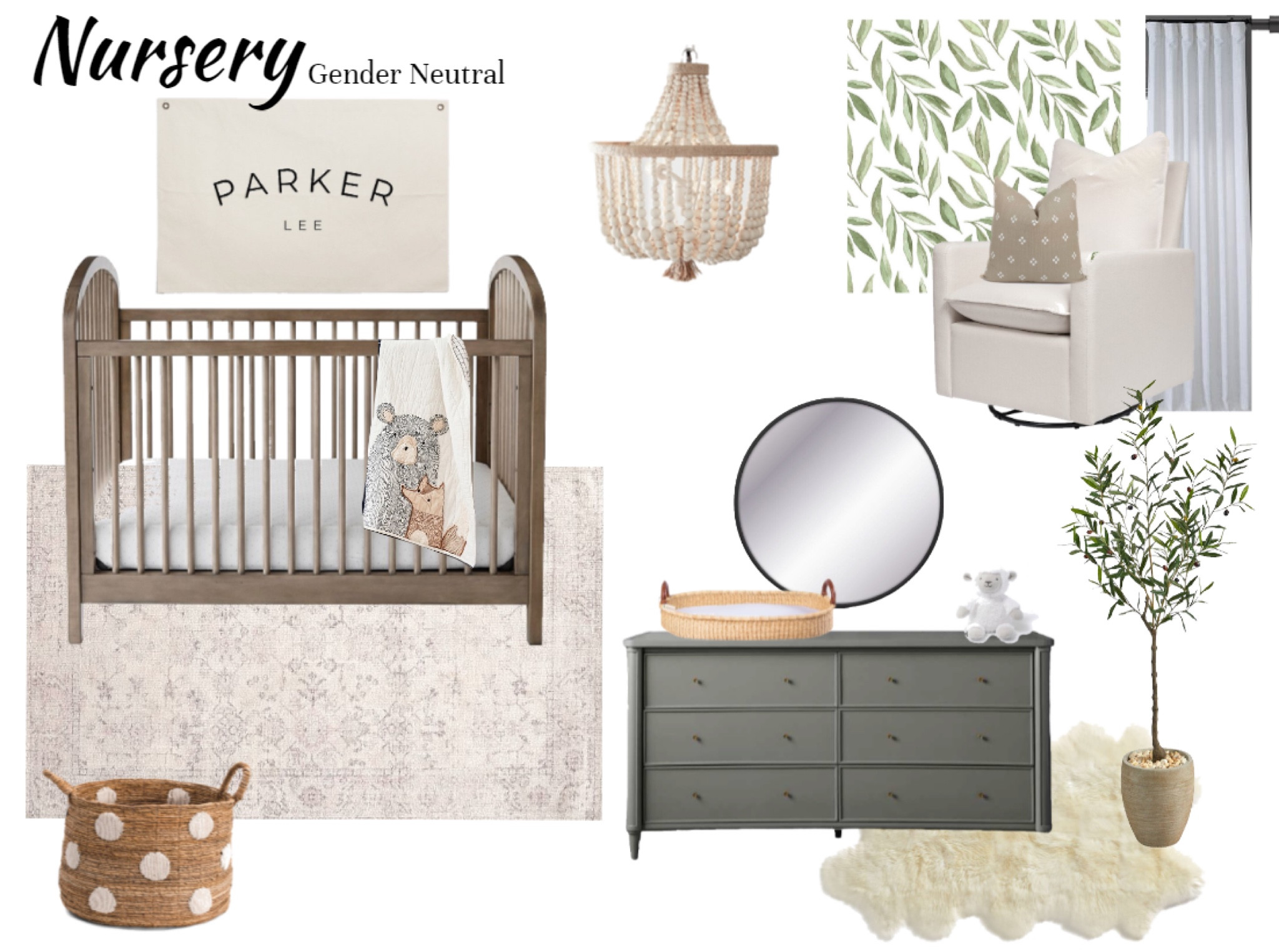 The perfect nursery space for your baby girl or baby boy! 👶

#LTKhome #LTKbaby #LTKkids