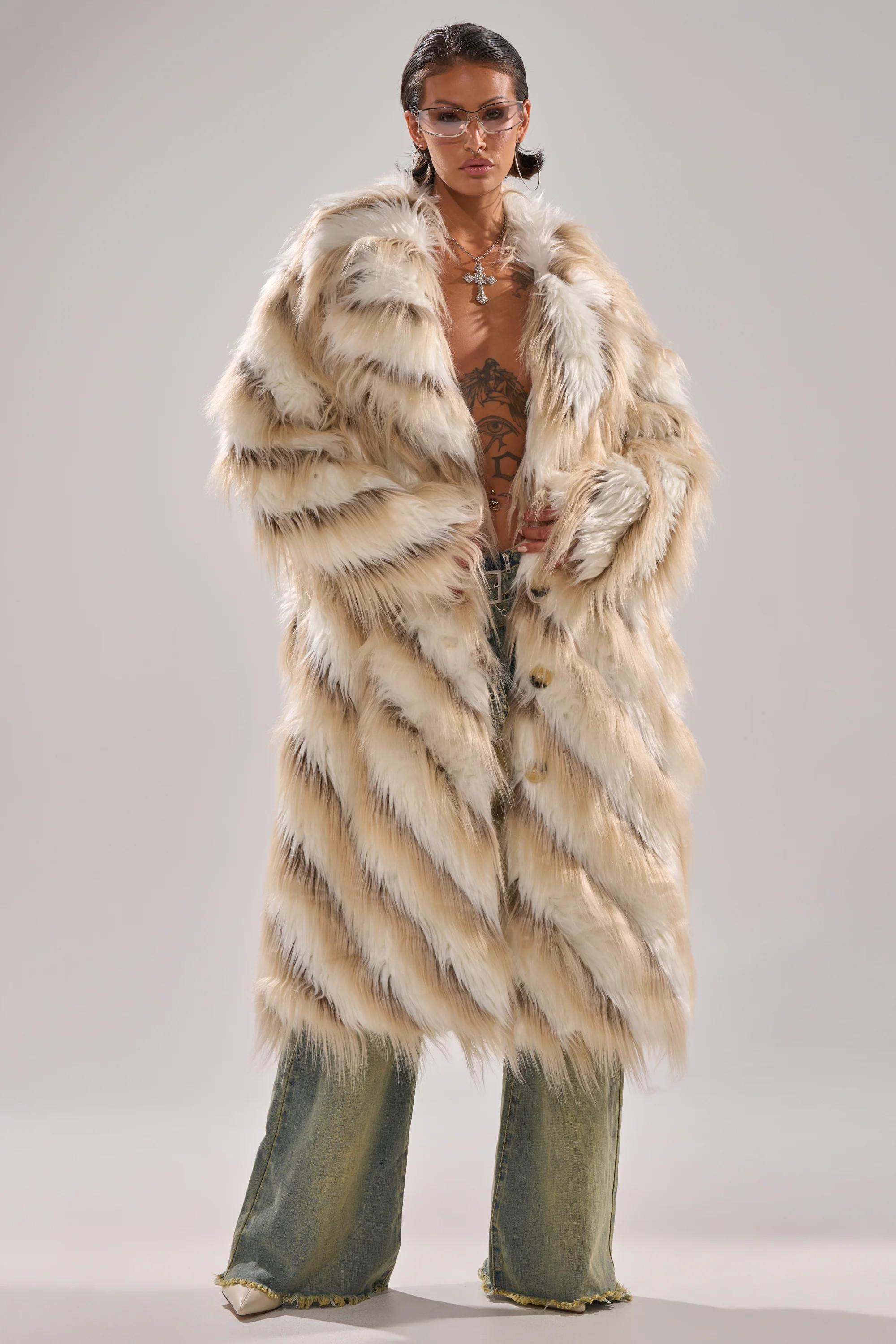 HARLOW PATCHWORK FAUX FUR | AKIRA