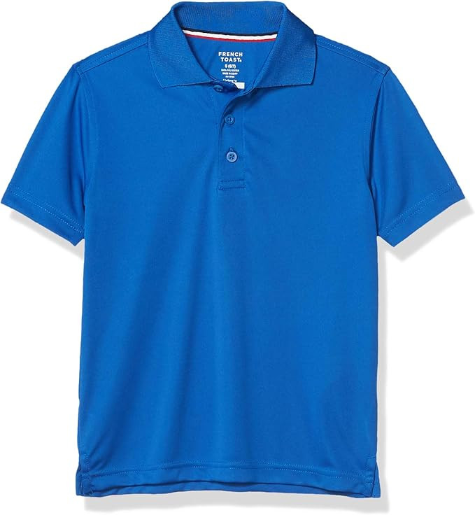 French Toast Boys' Short Sleeve Moisture Wicking Stretch Sport Polo Shirt, School Uniforms for Ki... | Amazon (US)