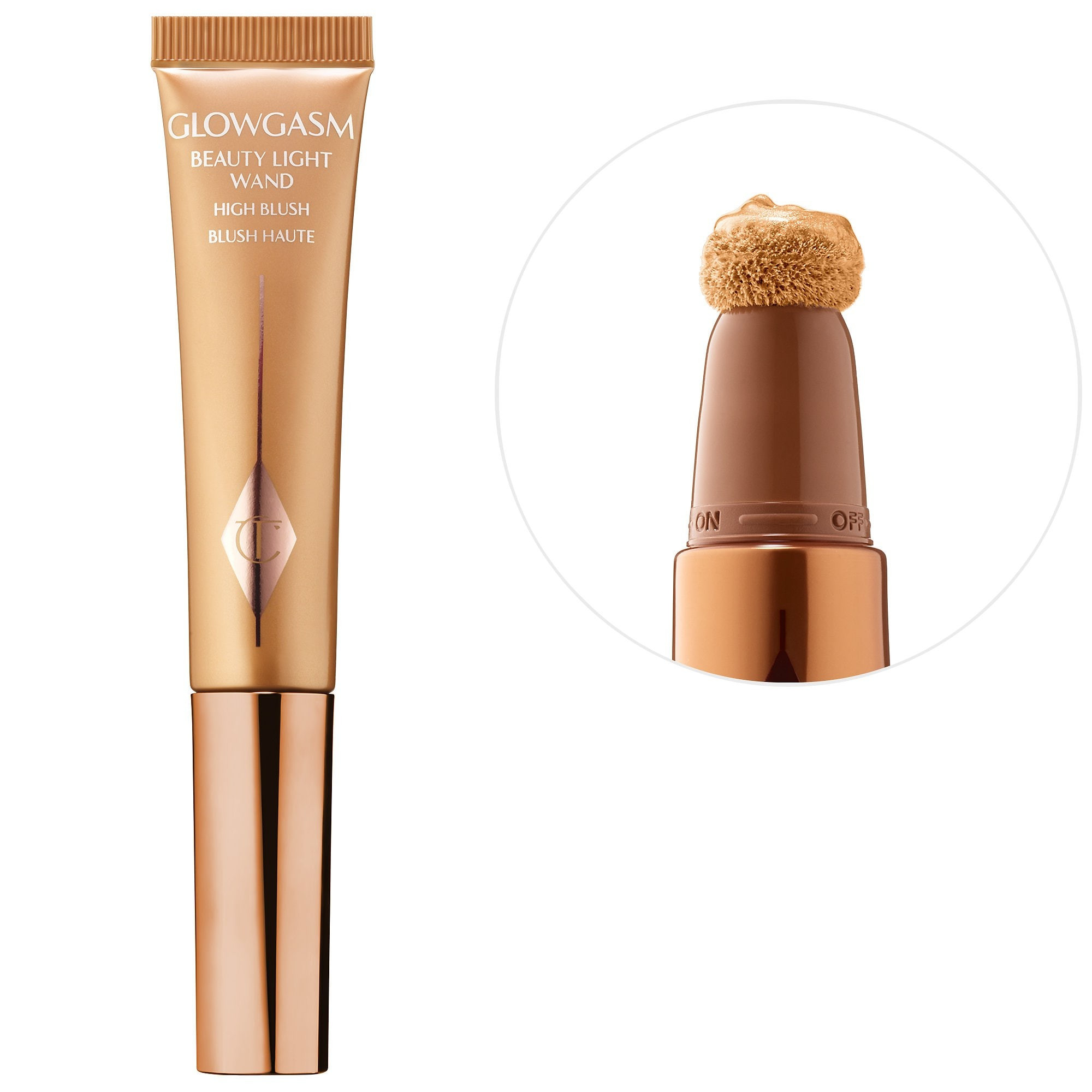 Charlotte Tilbury Beauty Highlighter Wand Goldgasm 0.41 fl oz/ 12 mL | Sephora (US)