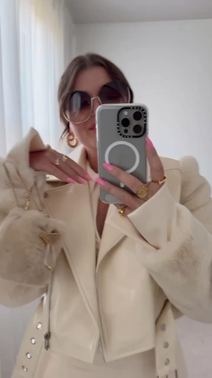 Maxi dress,tts, medium. Moto jacket runs tts. Wearing medium  

#LTKVideo #LTKStyleTip #LTKSeasonal