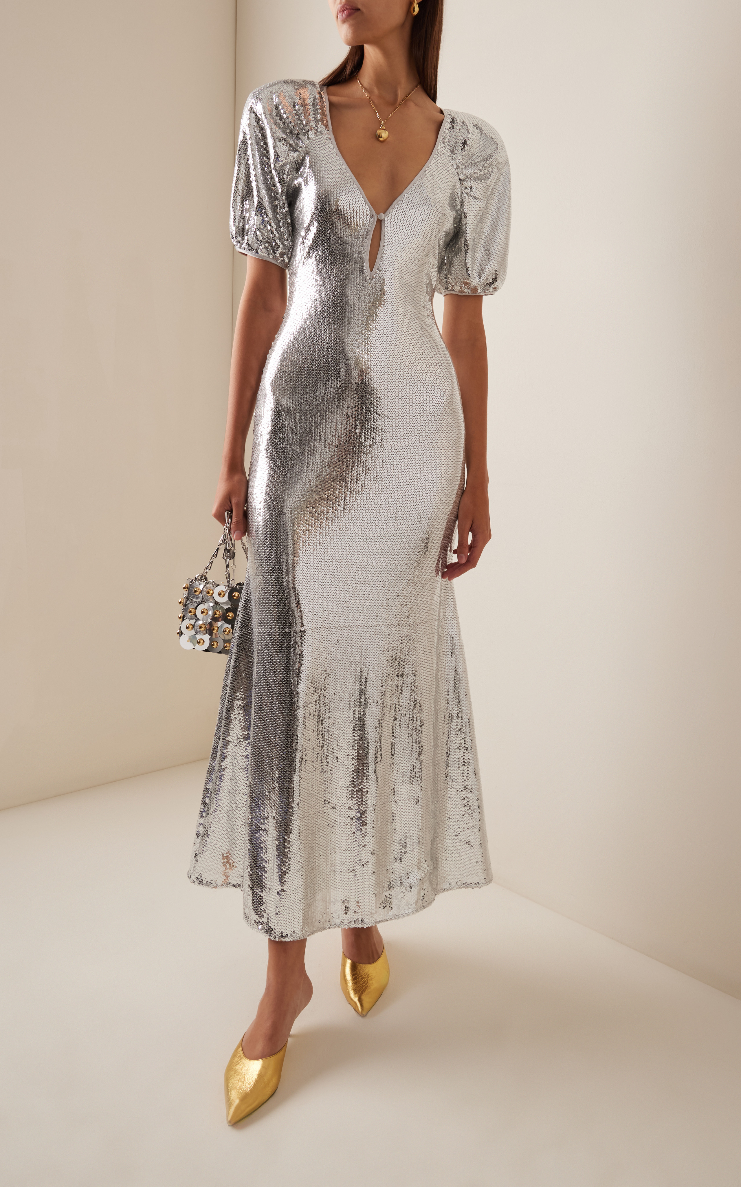 Sequined Midi Dress | Moda Operandi (Global)