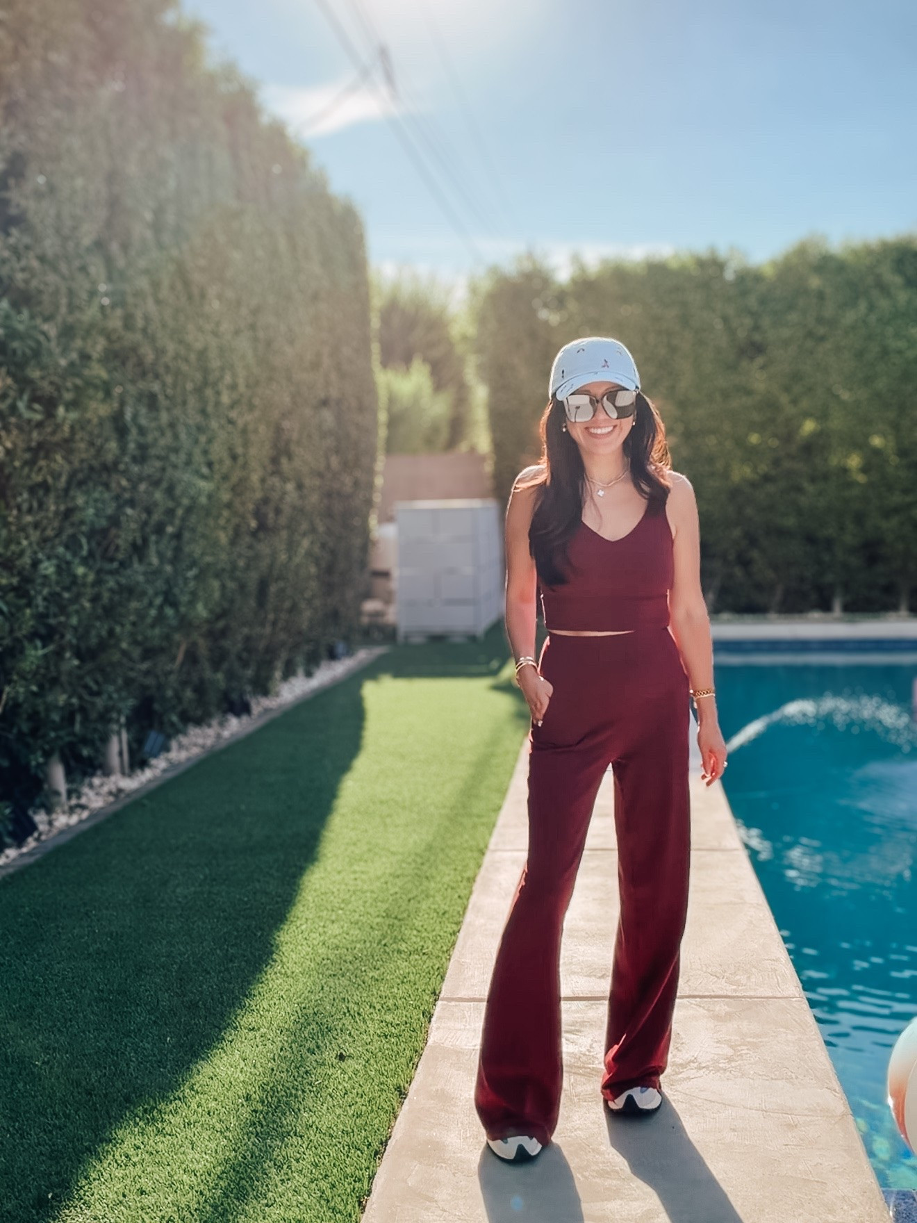 Petite ladies these pants come in a short inseam!

Two piece set
Travel set 
Matching set