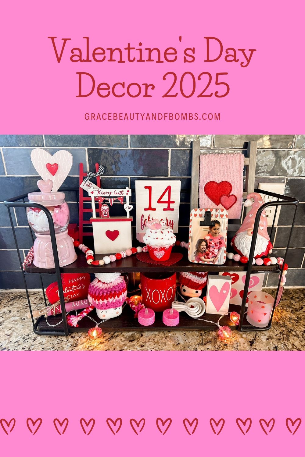 Valentine’s Day tray decor!

#LTKHome #LTKSeasonal