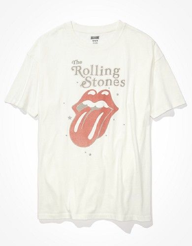 Tailgate Women's Rolling Stones Oversized Graphic T-Shirt | American Eagle Outfitters (US & CA)