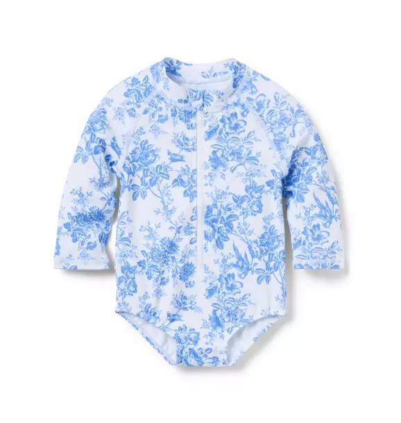 Baby Recycled Floral Rash Guard Swimsuit | Janie and Jack
