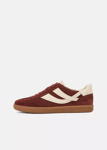 Oasis Suede and Leather Sneaker | Vince LLC