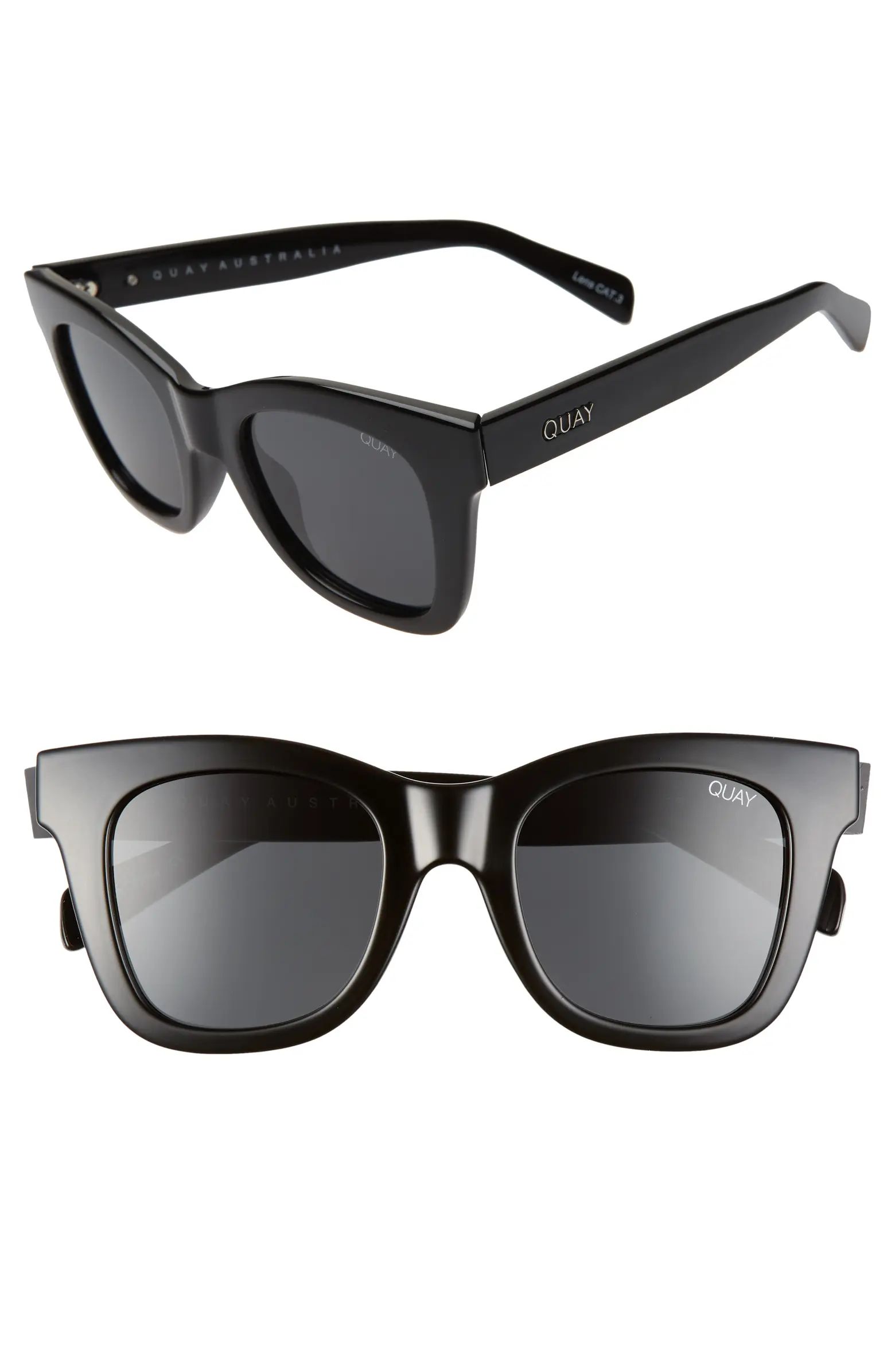 Quay Australia After Hours 45mm Polarized Square Sunglasses | Nordstrom | Nordstrom